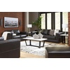 image:imageSignature Design by Ashley Amiata Modern Leather Match Upholstered Oversized Chair BlackBlack