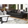 image:imageSignature Design by Ashley Amiata Modern Leather Match Upholstered Oversized Chair BlackBlack