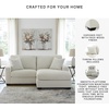 image:imageSignature Design by Ashley Ammon Urban Anti Sag Chair with Loose Seat Cushion Light GrayIvory