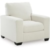 image:imageSignature Design by Ashley Ammon Urban Anti Sag Chair with Loose Seat Cushion Light GrayIvory