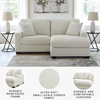 image:imageSignature Design by Ashley Ammon Urban Anti Sag Chair with Loose Seat Cushion Light GrayIvory