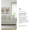 image:imageSignature Design by Ashley Ammon Urban Anti Sag Chair with Loose Seat Cushion Light GrayIvory