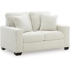 image:imageSignature Design by Ashley Ammon Urban Anti Sag Chair with Loose Seat Cushion Light GrayIvory