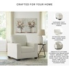 image:imageSignature Design by Ashley Ammon Urban Anti Sag Chair with Loose Seat Cushion Light GrayIvory