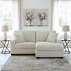 image:imageSignature Design by Ashley Ammon Urban Anti Sag Chair with Loose Seat Cushion Light GrayIvory