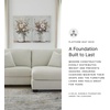 image:imageSignature Design by Ashley Ammon Urban Anti Sag Chair with Loose Seat Cushion Light GrayIvory