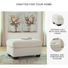 image:imageSignature Design by Ashley Ammon Urban Anti Sag Chair with Loose Seat Cushion Light GrayIvory