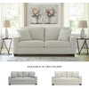 image:imageSignature Design by Ashley Ammon Urban Anti Sag Chair with Loose Seat Cushion Light GrayIvory