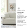 image:imageSignature Design by Ashley Ammon Urban Anti Sag Chair with Loose Seat Cushion Light GrayIvory