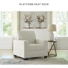 image:imageSignature Design by Ashley Ammon Urban Anti Sag Chair with Loose Seat Cushion Light GrayIvory