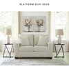 image:imageSignature Design by Ashley Ammon Urban Anti Sag Chair with Loose Seat Cushion Light GrayIvory