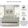 image:imageSignature Design by Ashley Ammon Urban Anti Sag Chair with Loose Seat Cushion Light GrayIvory