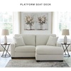 image:imageSignature Design by Ashley Ammon Urban Anti Sag Chair with Loose Seat Cushion Light GrayIvory