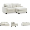 image:imageSignature Design by Ashley Ammon Urban Anti Sag Chair with Loose Seat Cushion Light GrayIvory