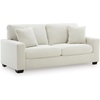 image:imageSignature Design by Ashley Ammon Urban Anti Sag Chair with Loose Seat Cushion Light GrayIvory