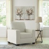 image:imageSignature Design by Ashley Ammon Urban Anti Sag Chair with Loose Seat Cushion Light GrayIvory
