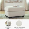 image:imageSignature Design by Ashley Ammon Urban Anti Sag Chair with Loose Seat Cushion Light GrayIvory