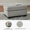 image:imageSignature Design by Ashley Ammon Urban Anti Sag Chair with Loose Seat Cushion Light GraySmoke