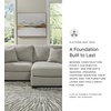 image:imageSignature Design by Ashley Ammon Urban Anti Sag Chair with Loose Seat Cushion Light GraySmoke