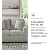 image:imageSignature Design by Ashley Ammon Urban Anti Sag Chair with Loose Seat Cushion Light GraySmoke