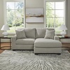 image:imageSignature Design by Ashley Ammon Urban Anti Sag Chair with Loose Seat Cushion Light GraySmoke