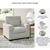 image:imageSignature Design by Ashley Ammon Urban Anti Sag Chair with Loose Seat Cushion Light GraySmoke
