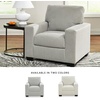 image:imageSignature Design by Ashley Ammon Urban Anti Sag Chair with Loose Seat Cushion Light GraySmoke