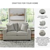 image:imageSignature Design by Ashley Ammon Urban Anti Sag Chair with Loose Seat Cushion Light GraySmoke