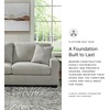 image:imageSignature Design by Ashley Ammon Urban Anti Sag Chair with Loose Seat Cushion Light GraySmoke