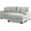 image:imageSignature Design by Ashley Ammon Urban Anti Sag Chair with Loose Seat Cushion Light GraySmoke
