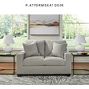image:imageSignature Design by Ashley Ammon Urban Anti Sag Chair with Loose Seat Cushion Light GraySmoke