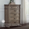 image:imageSignature Design by Ashley Ardenfield Traditional 74 W 9 Drawer Dresser High Capacity Storage for Bedroom Master Suites Light Brown198D x 423W x 545H 5 Drawers