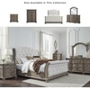 image:imageSignature Design by Ashley Ardenfield Traditional 74 W 9 Drawer Dresser High Capacity Storage for Bedroom Master Suites Light Brown198D x 423W x 545H 5 Drawers