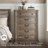 image:imageSignature Design by Ashley Ardenfield Traditional 74 W 9 Drawer Dresser High Capacity Storage for Bedroom Master Suites Light Brown198D x 423W x 545H 5 Drawers