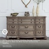 image:imageSignature Design by Ashley Ardenfield Traditional 74 W 9 Drawer Dresser High Capacity Storage for Bedroom Master Suites Light Brown198D x 738W x 39H 9 Drawers