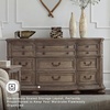 image:imageSignature Design by Ashley Ardenfield Traditional 74 W 9 Drawer Dresser High Capacity Storage for Bedroom Master Suites Light Brown198D x 738W x 39H 9 Drawers