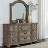image:imageSignature Design by Ashley Ardenfield Traditional 74 W 9 Drawer Dresser High Capacity Storage for Bedroom Master Suites Light Brown198D x 738W x 815H 9 Drawers