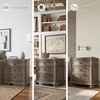 image:imageSignature Design by Ashley Ardenfield Traditional 74 W 9 Drawer Dresser High Capacity Storage for Bedroom Master Suites Light Brown32W x 19D x 30H