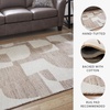 image:imageSignature Design by Ashley Area Rug Modern Abstract 5x7 BeigeBrown78 x 910 Rectangular