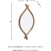image:imageSignature Design by Ashley Bartner Accent Mirror Gold Wavy Twisted Frame
