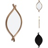 image:imageSignature Design by Ashley Bartner Accent Mirror Gold Wavy Twisted Frame