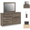 image:imageSignature Design by Ashley Baystorm 6 Drawer Bedroom Dresser Smoky GrayBrown