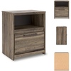 image:imageSignature Design by Ashley Baystorm 6 Drawer Bedroom Dresser Smoky GrayBrown