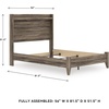 image:imageSignature Design by Ashley Baystorm 6 Drawer Bedroom Dresser Smoky GrayBrown
