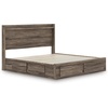 image:imageSignature Design by Ashley Baystorm 6 Drawer Bedroom Dresser Smoky GrayBrown
