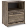 image:imageSignature Design by Ashley Baystorm 6 Drawer Bedroom Dresser Smoky GrayBrown