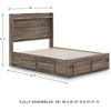 image:imageSignature Design by Ashley Baystorm 6 Drawer Bedroom Dresser Smoky GrayBrown