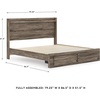 image:imageSignature Design by Ashley Baystorm 6 Drawer Bedroom Dresser Smoky GrayBrown