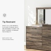 image:imageSignature Design by Ashley Baystorm 6 Drawer Bedroom Dresser Smoky GrayBrown
