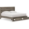image:imageSignature Design by Ashley Baystorm 6 Drawer Bedroom Dresser Smoky GrayBrown